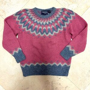 WOOD STOCK Pure Virgin Wool woman’s Sweater